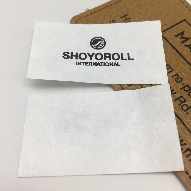 Silkscreen Custom Printing Design Garment Label Washable Hang Tag Tyvek Clothing Label