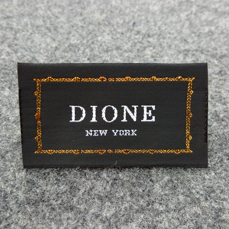 Rush Custom Woven Satin Garment Label